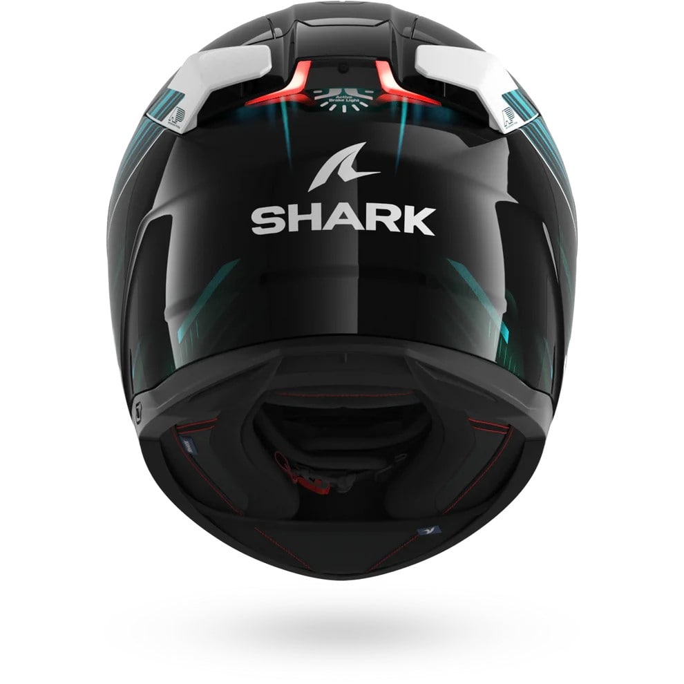 SHARK SKWAL i3 LIGHT-BLUR MOTORCYCLE HELMET BLACK BLUE GREEN