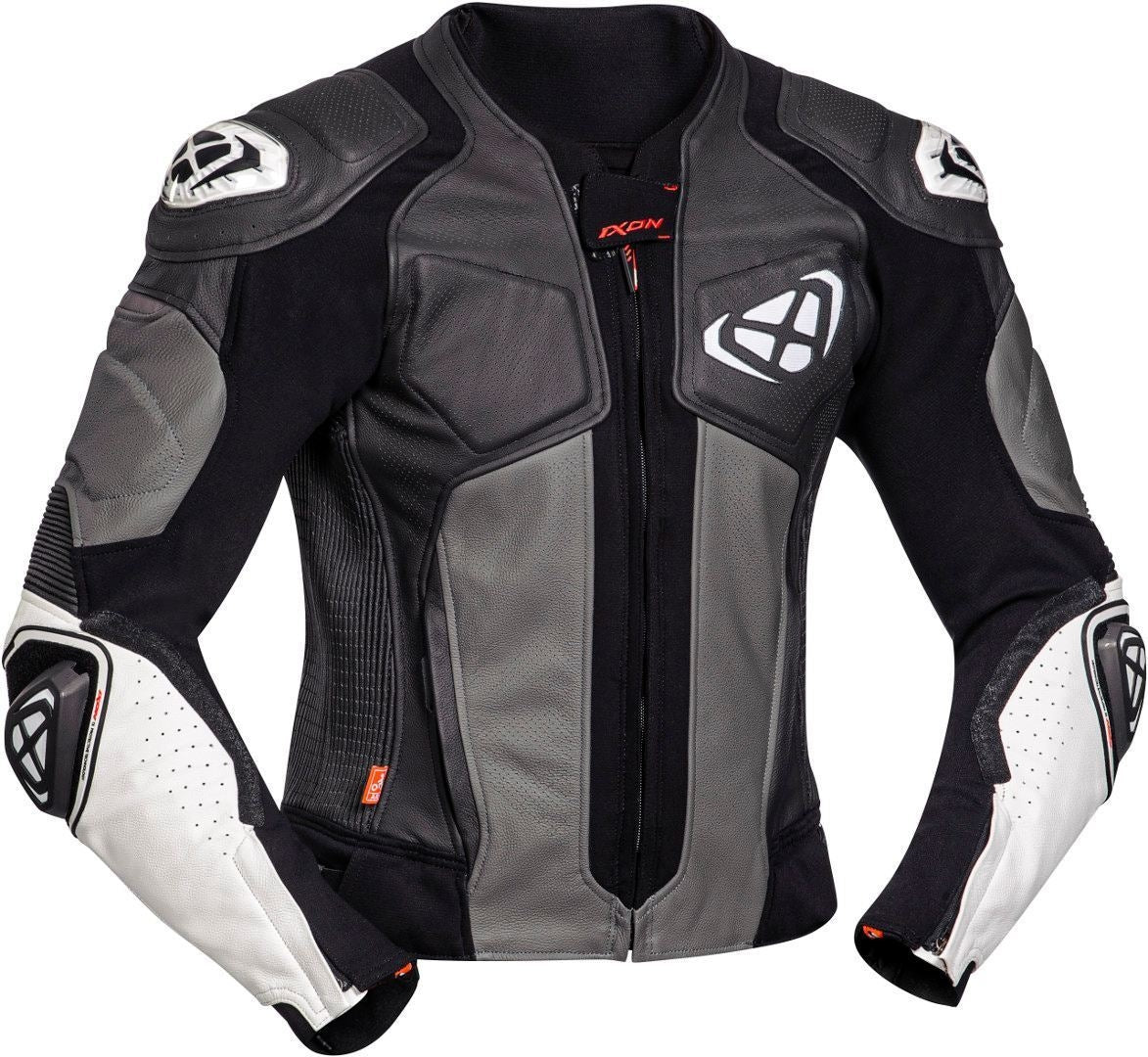  IXON - VENDETTA JKT EVOBLACK/WHITE/RED JACKETS - SECURTEX MOTOR SL (t/a MaximoMoto)