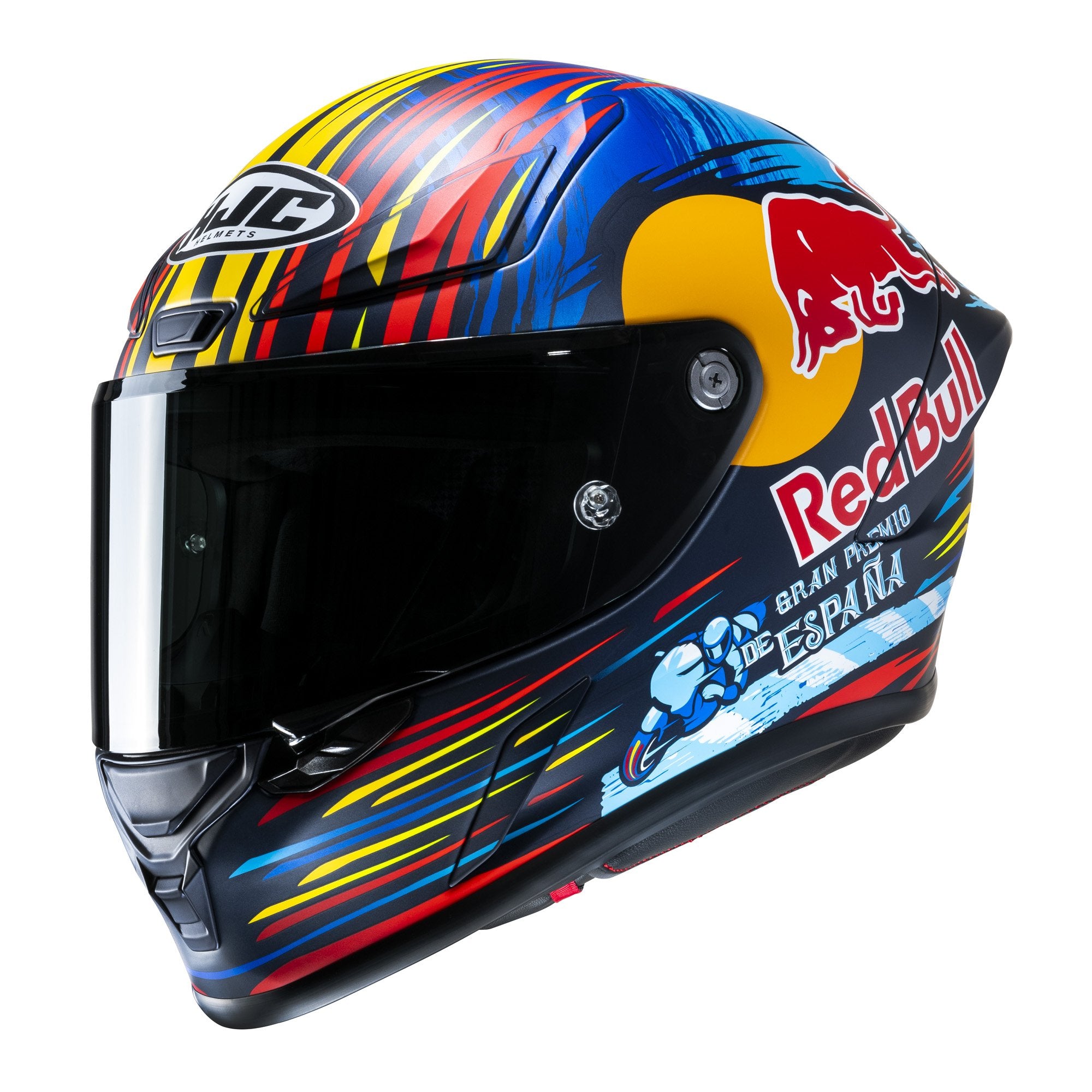 HJC RPHA 1 Red Bull Jerez  Edition Carbon Fiber Racing Helmet 