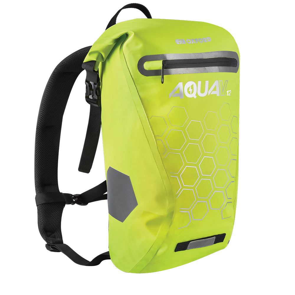 Oxford Aqua V 12 Backpack Fluo - MaximomotoUK