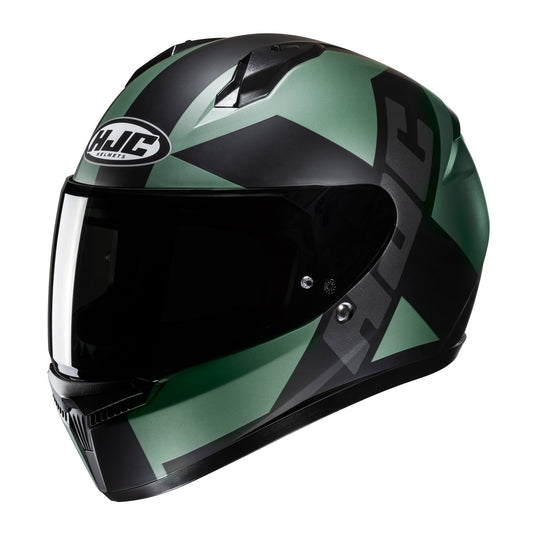 HJC C10 Tez MC4SF Khaki Helmet PIC