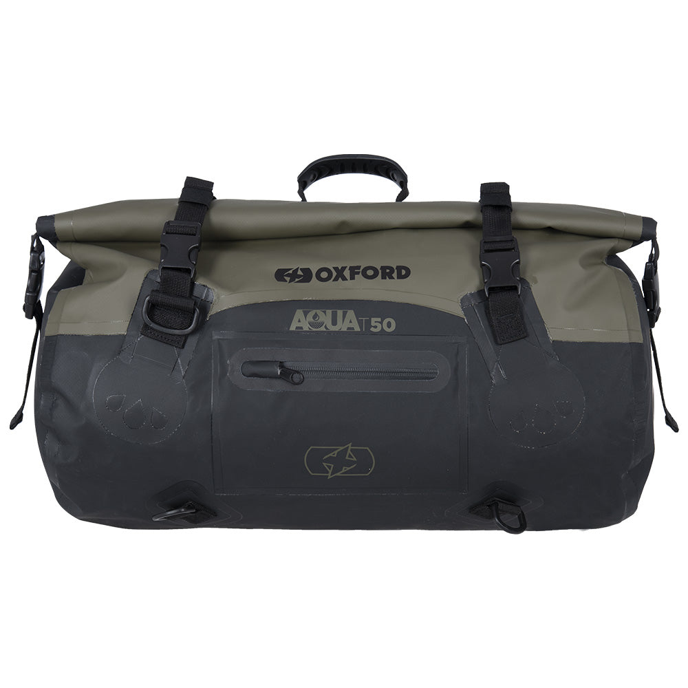 Oxford AQUA T 50 Roll Bag Khaki Black PIC