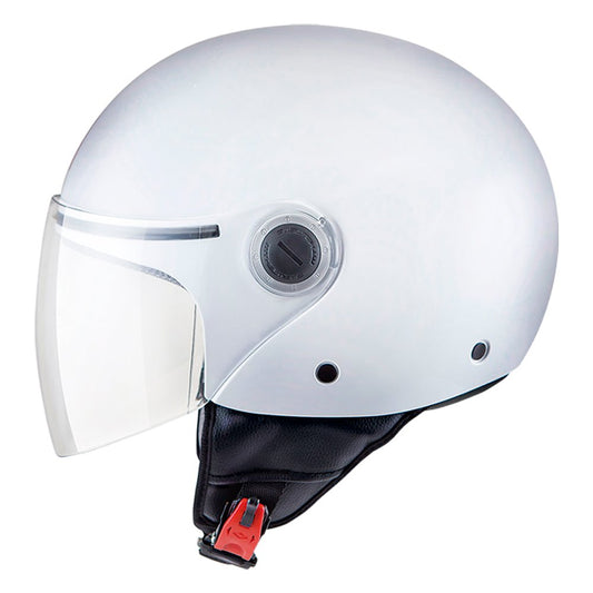 MT Street Gloss Pearl White Motorbike Helmet