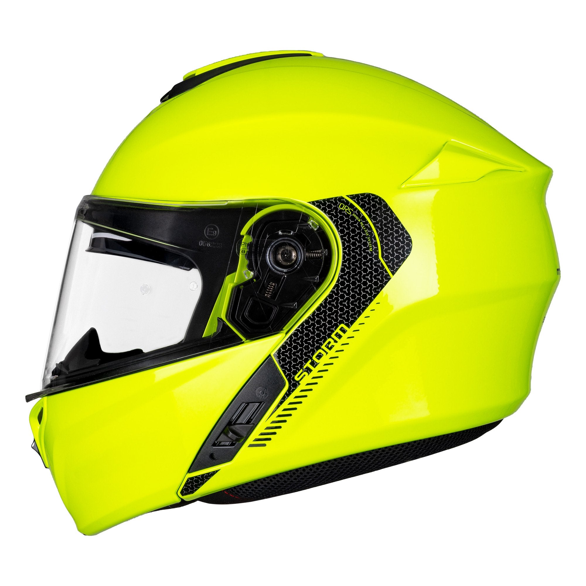 Fluo Yellow Flip up Helmet pic