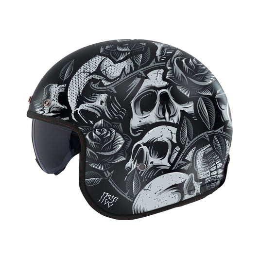 MT Open Face Motorbike Helmet PIC