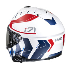 HJC I71 Simo MC21SF White Red Blue Motorcycle Helmet - MaximomotoUK