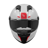 MT Stinger 2 A0 Gloss White Full face Stylish Motorcycle Helmet 