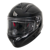 MT Draken Gloss Black DD Chinstrap Stylish Motorcycle Helmet 