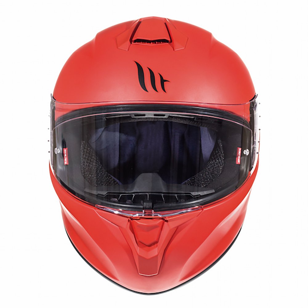 MT Targo Solid Matt Red full face Motorcycle Helmet 