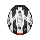 MT Stinger 2 loss Black White Certified Motorbike Helmet 