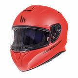 MT Targo Solid Matt Red full face Motorcycle Helmet 