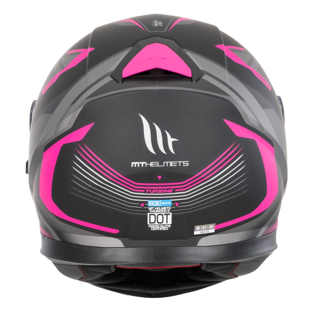MT Thunder 3 Turbine C8 Matt Pink Helmet Style Unleashed 