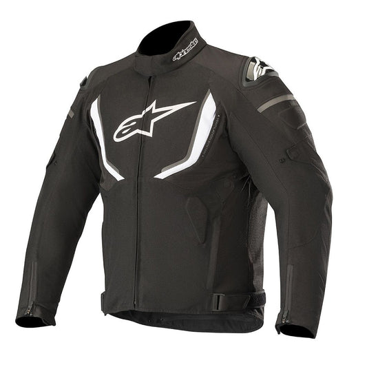 Alpinestars T-GP R v2 Waterproof Jacket Black & White - front pic