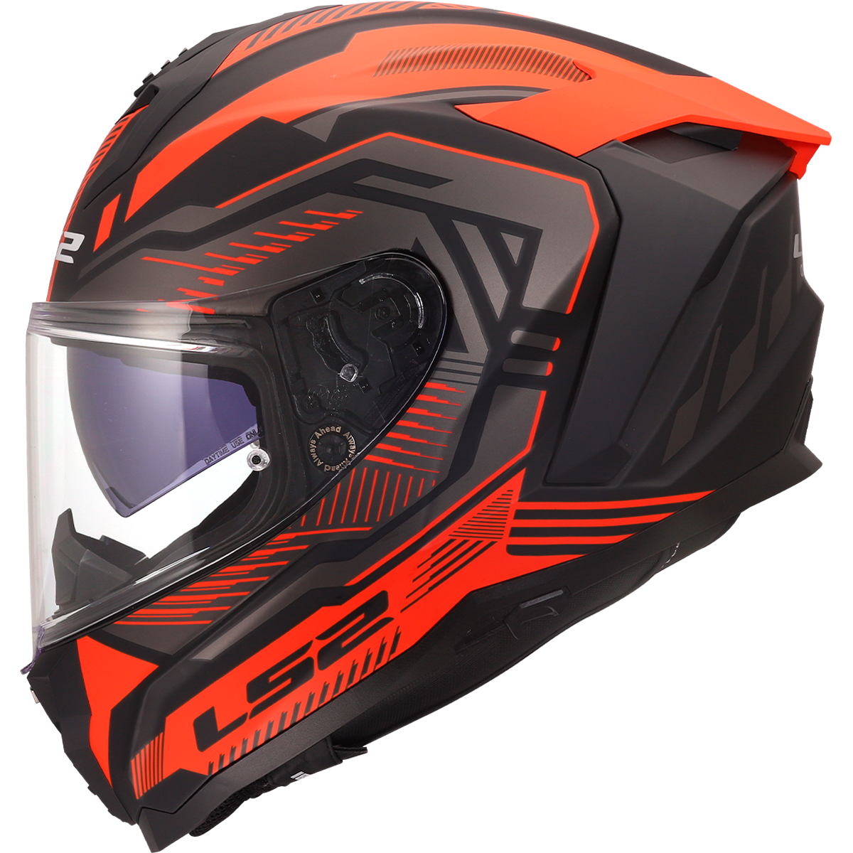 LS2 FF817 New Challenger Touring Full Face Motorcycle Helmet Dravix Red 
