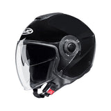 HJC i40N UNI Urban Riding Motorcycle Jet Helmet Black Metallic