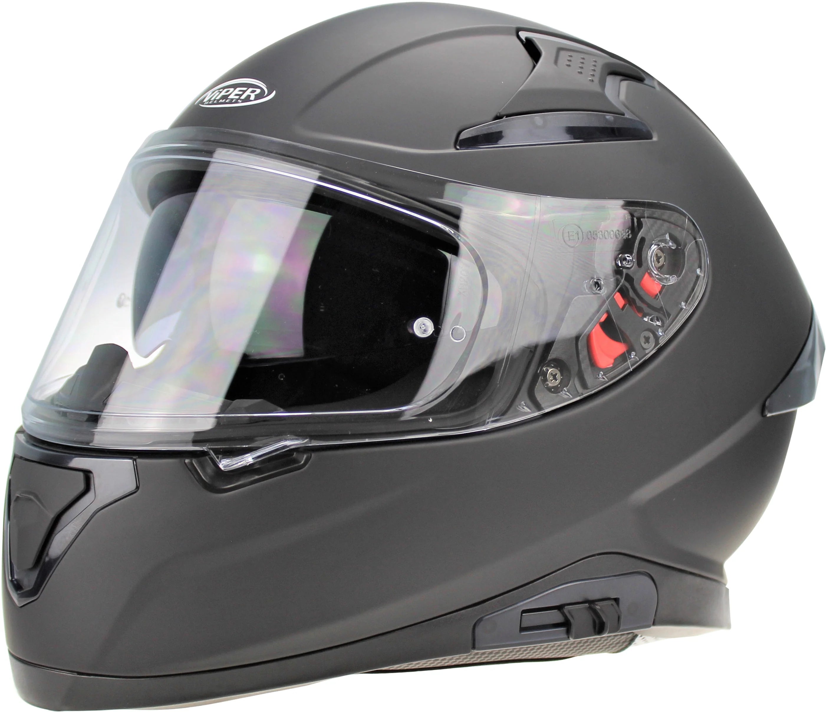 Viper RSV95 Rogue Shiny Full Face Motorcycle Helmet