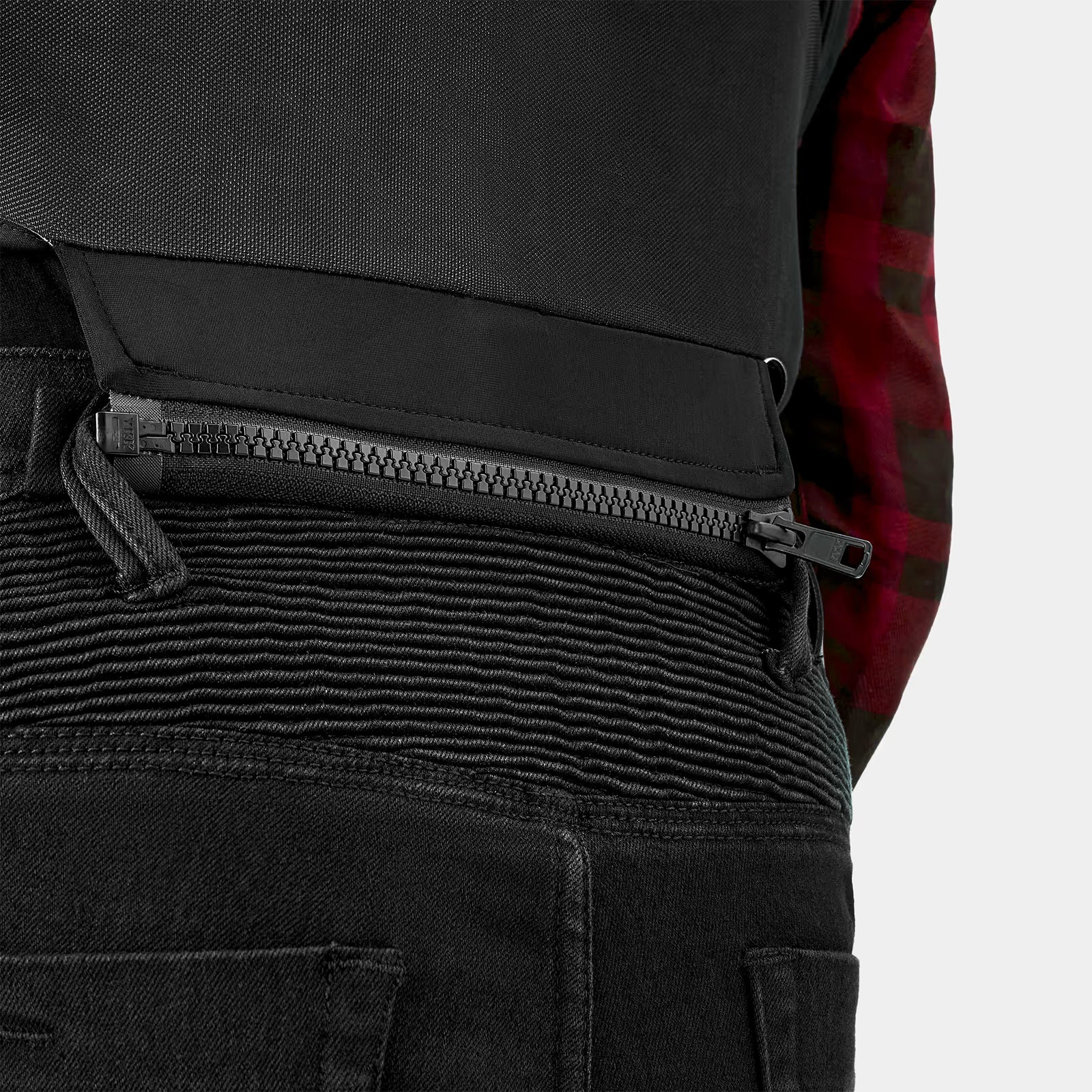 SHIMA RENEGADE 2.0 MEN MOTORCYCLE CHECKED SHIRT RED