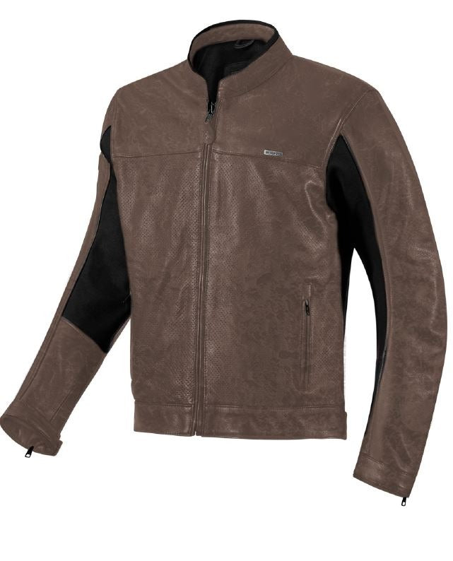 SEVENTY Sd-Jl4 Legend Brown Men's Summer Custom Motorcycle Jacket
