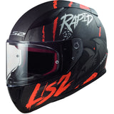  LS2 FF353 RAPID RAVEN M.BLACK WHITE RED - SECURTEX MOTOR SL (t/a MaximoMoto)