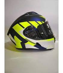 AIROH - SPARK RISE BLUE/YELLOW MATT HELMETS