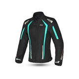  R-TECH - Marshal Lady Textile Jacket Black/Turquoise - SECURTEX MOTOR SL (t/a MaximoMoto)