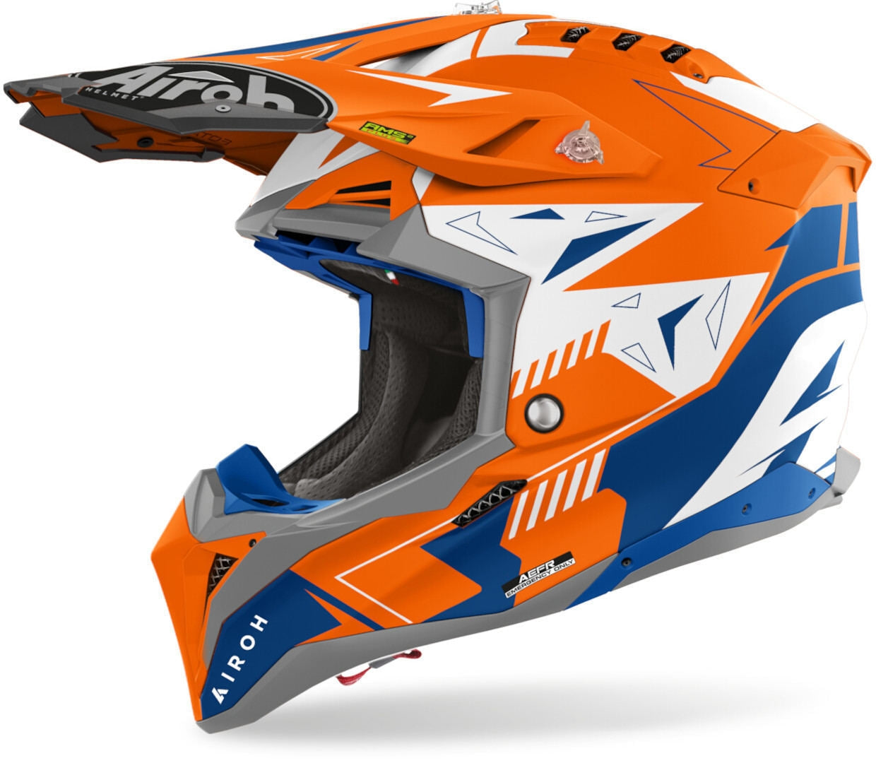 AIROH - AVIATOR 3 SPIN ORANGE FLUO MATT HELMETS