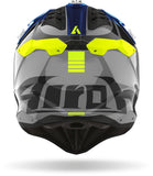 AIROH - AVIATOR 3 PUSH BLUE GLOSS HELMETS