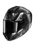  SHARK HELMET SPARTAN RS CARBON XBOT Carbon Anthracite Silver