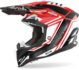 AIROH - AVIATOR 3 LEAGUE RED GLOSS HELMETS