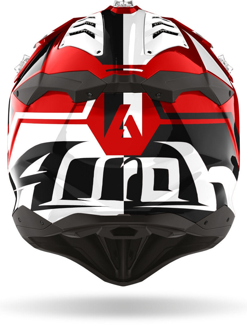 AIROH - AVIATOR 3 LEAGUE RED GLOSS HELMETS