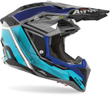 AIROH - AVIATOR 3 LEAGUE BLUE GLOSS HELMETS