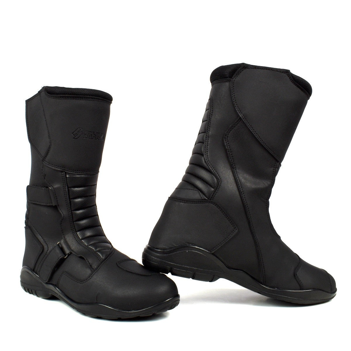  SHUA - Shadow WP Black Leather Boots - SECURTEX MOTOR SL (t/a MaximoMoto)