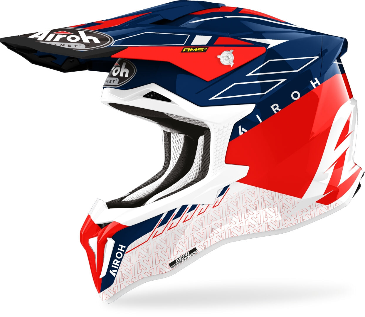 AIROH - STRYCKER SKIN RED GLOSS HELMETS