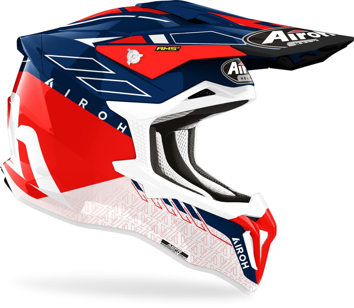 AIROH - STRYCKER SKIN RED GLOSS HELMETS
