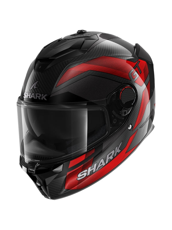  SHARK SPARTAN GT PRO RITMO FULL FACE HELMET CARBON RED CHROME