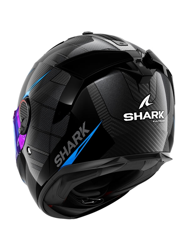 Shark - SPARTAN GT PRO CARBON Carbon Black Bleu - SECURTEX MOTOR SL (t/a MaximoMoto)