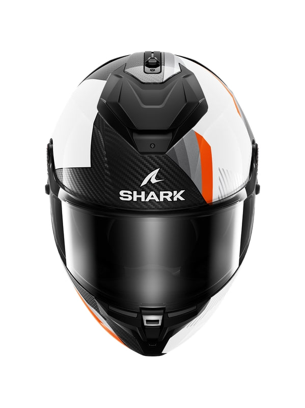 Shark - SPARTAN GT PRO CARBON Carbon White Orange - SECURTEX MOTOR SL (t/a MaximoMoto)