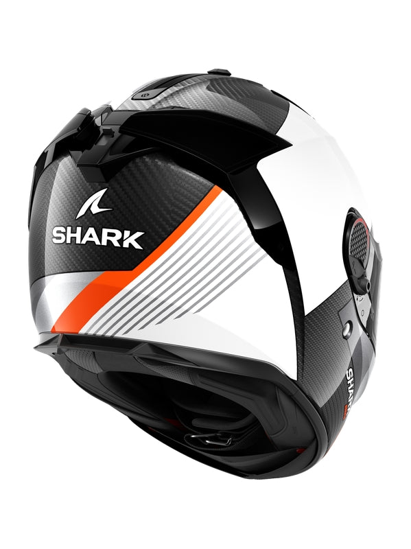 Shark - SPARTAN GT PRO CARBON Carbon White Orange - SECURTEX MOTOR SL (t/a MaximoMoto)