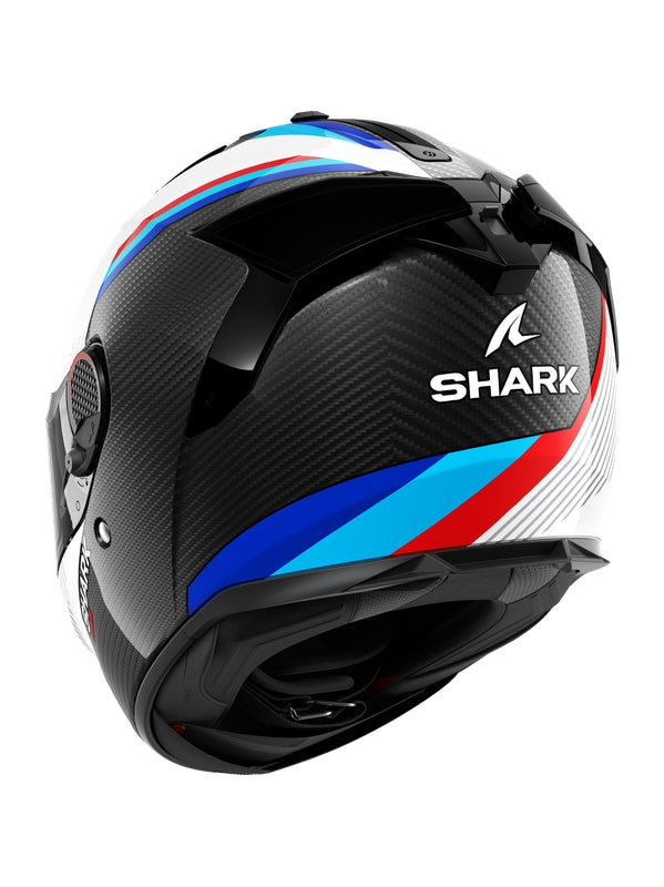  Shark - SPARTAN GT PRO CARBON Carbon White Blue - SECURTEX MOTOR SL (t/a MaximoMoto)