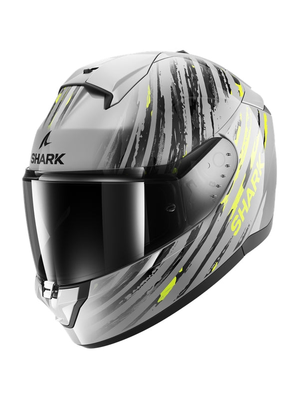  SHARK HE1120ESAY RIDILL 2 SILVER HELMETS ANTHRACITE YELLOW