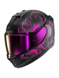 SHARK D-SKWAL 3 MAYFER FULL FACE HELMET BLACK VIOLET ANTHRACITE
