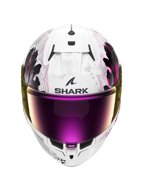  SHARK HELMETS D-SKWAL 3 MAYFER WHITE VIOLET ANTHRACITE