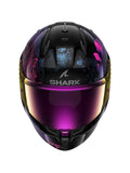 SHARK HELMETS D-SKWAL 3 MAYFER FULL FACE SPORT HELMET VIOLET BLACK GLOSS MAXIMOMOTO.UK