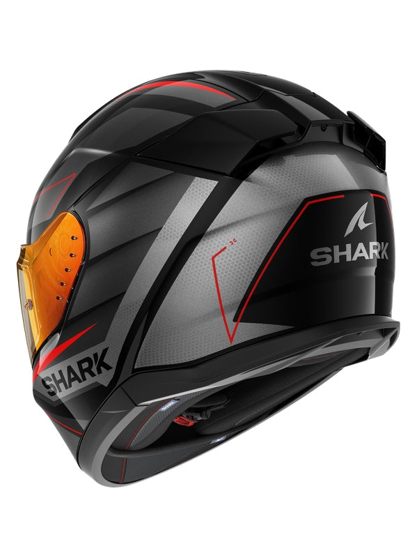  SHARK D SKWAL 3 black anthracite red Full face helmet
