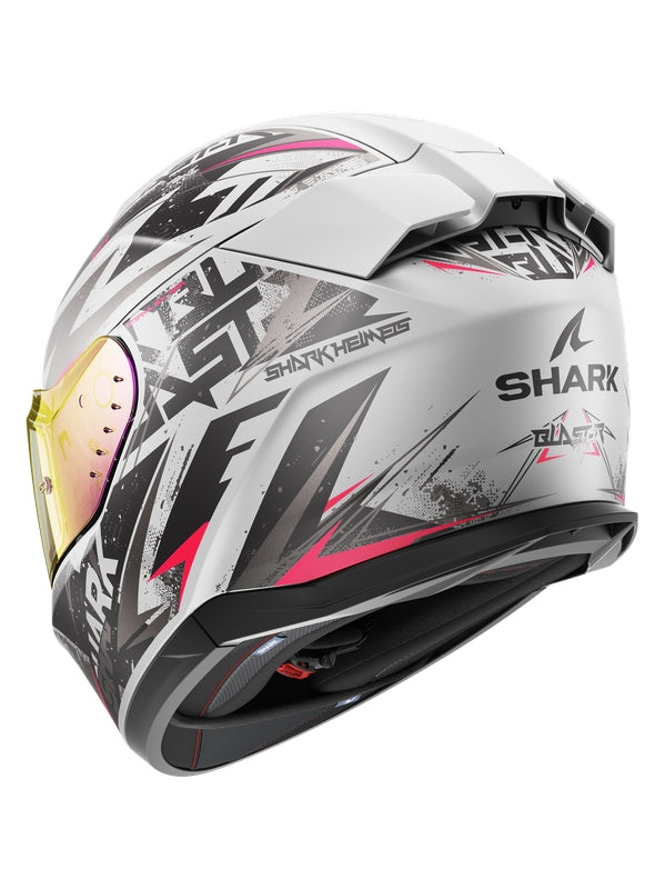 SHARK D SKWAL 3 Blast Full face motorcycle helmet silver violet black maximomoto.uk