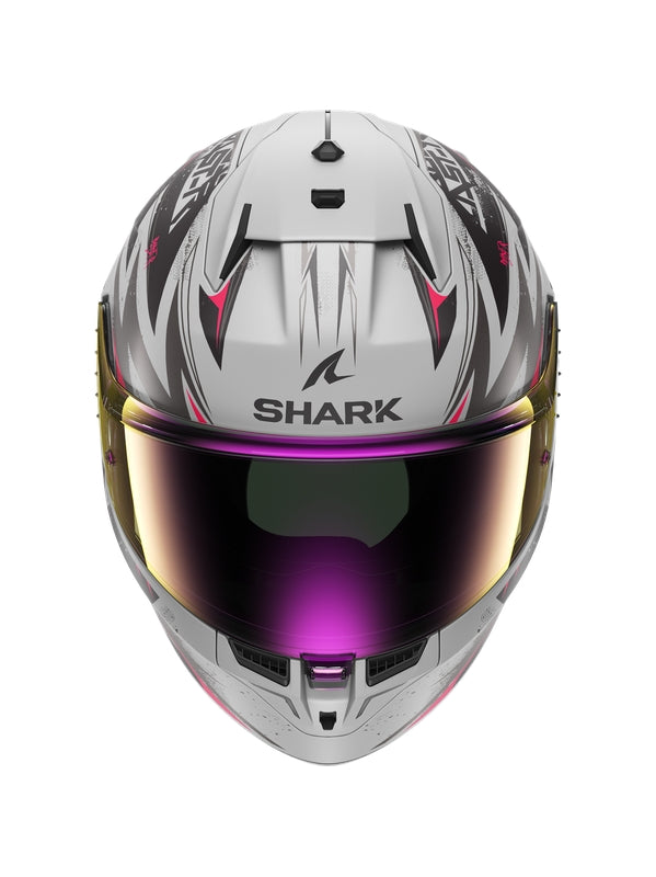 SHARK D SKWAL 3 Blast Full face motorcycle helmet silver violet black maximomoto.uk