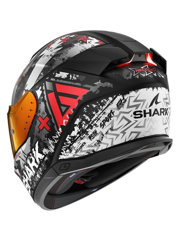  Shark - SKWAL i3 Black Chrom Red - SECURTEX MOTOR SL (t/a MaximoMoto)