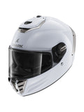  Shark Spartan RS Blank Helmet Glossy Silver White ECE 22.06