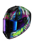  SHARK SPARTAN RS SHAYTAN Full Face Helmet Black Green Violet