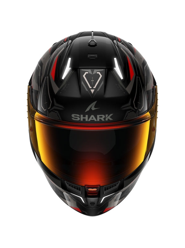  SHARK i3 LINIK Full Face Helmet Black Anthracite Red